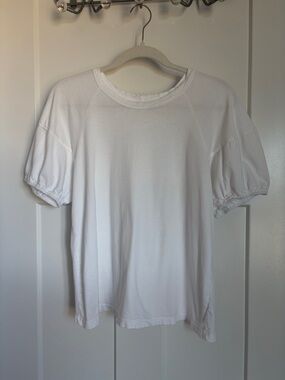 Velvet white t-shirt
